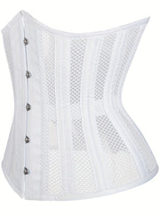26 Steel Boned Plus Size Lace Up Corset Waist Training Shapewear