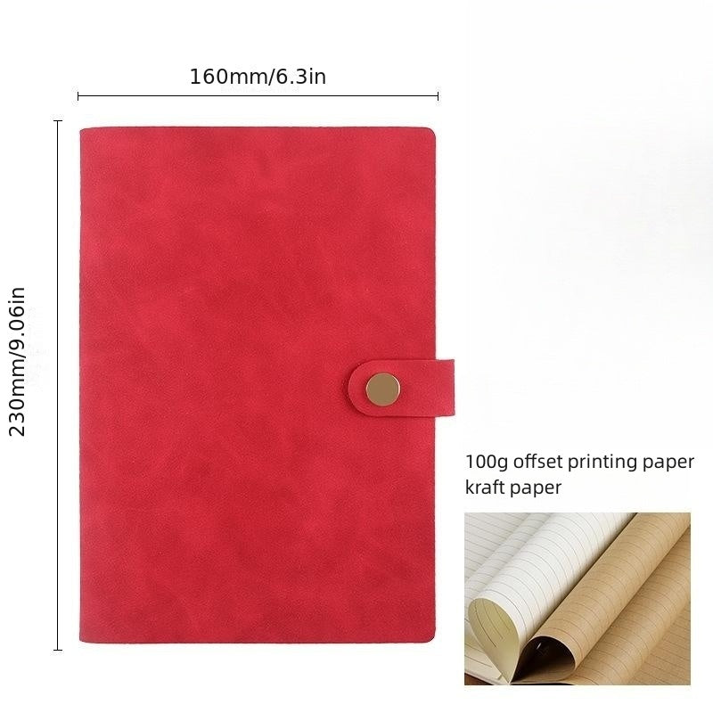 A5 Business PU Leather Notebook Office Journal