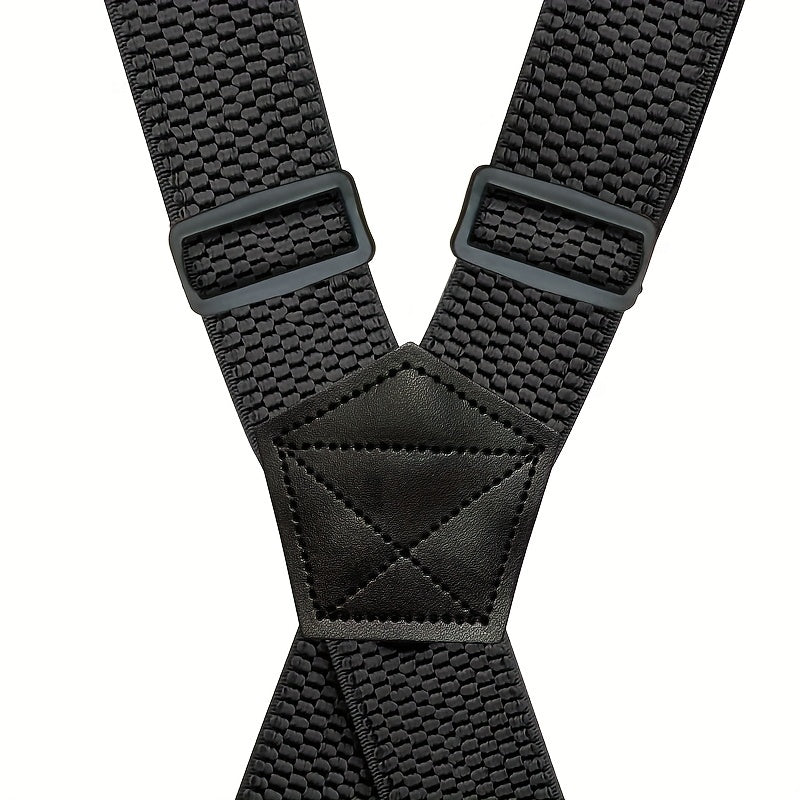 Heavy Duty Suspenders For Men Work Outdoor Motorbiking Skiing