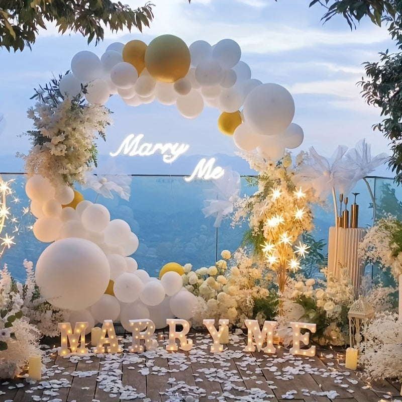 DIY Round Balloon Arch Wreath Frame for Wedding Party Decoration