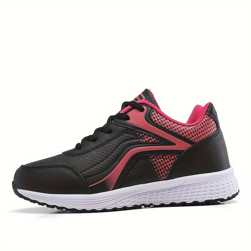 Women's Waterproof Faux Leather Running Shoes Lightweight