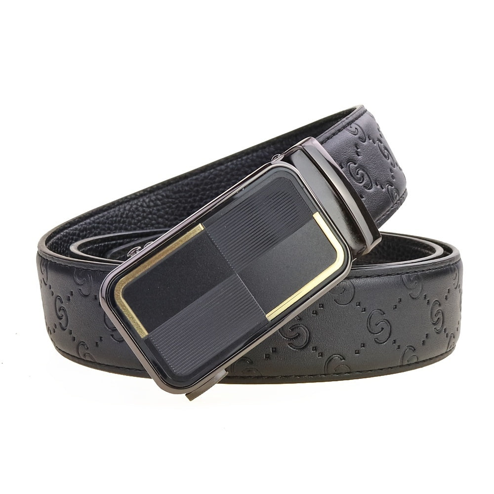 Men's Automatic Buckle Belt for Outdoor Party Business
