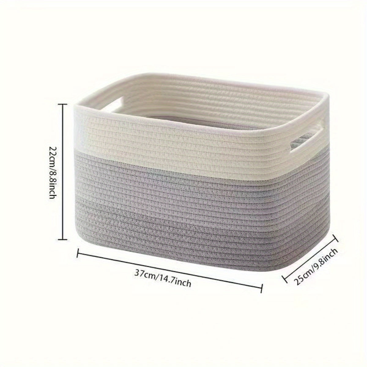 Hand Woven Storage Basket Frame - Ideal for Snacks, Clothes, Books