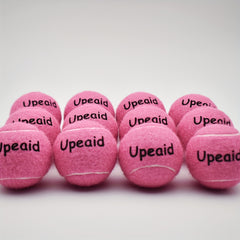 12pcs Durable Rubber Tennis Balls for Practice and Training