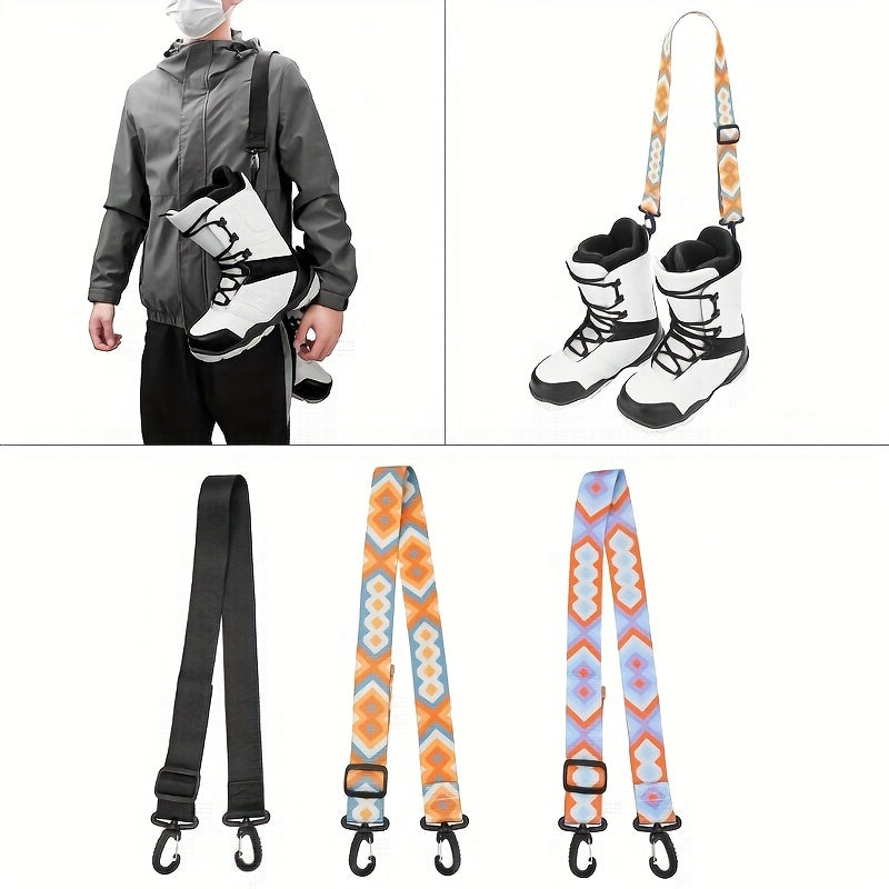 Snow Boots Carrying Strap Skiing Boots Carrying Rope Portable Shoulder Strap 1pc