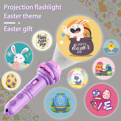 Easter Projection Purple Bunny Egg Novelty Toy