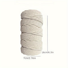 3mm Cotton Macrame Cords for Christmas Decor 100m