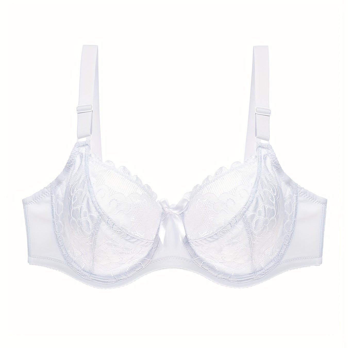  Contrast Lace Underwire Bra