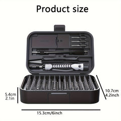 Mr Tools 130 In 1 Screwdriver Set With 117 Magnetic Screw Bits