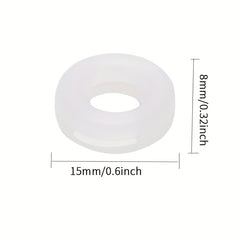 Silicone Glasses Ear Grip Strap Holder Anti Slip for Eyewear - Clear