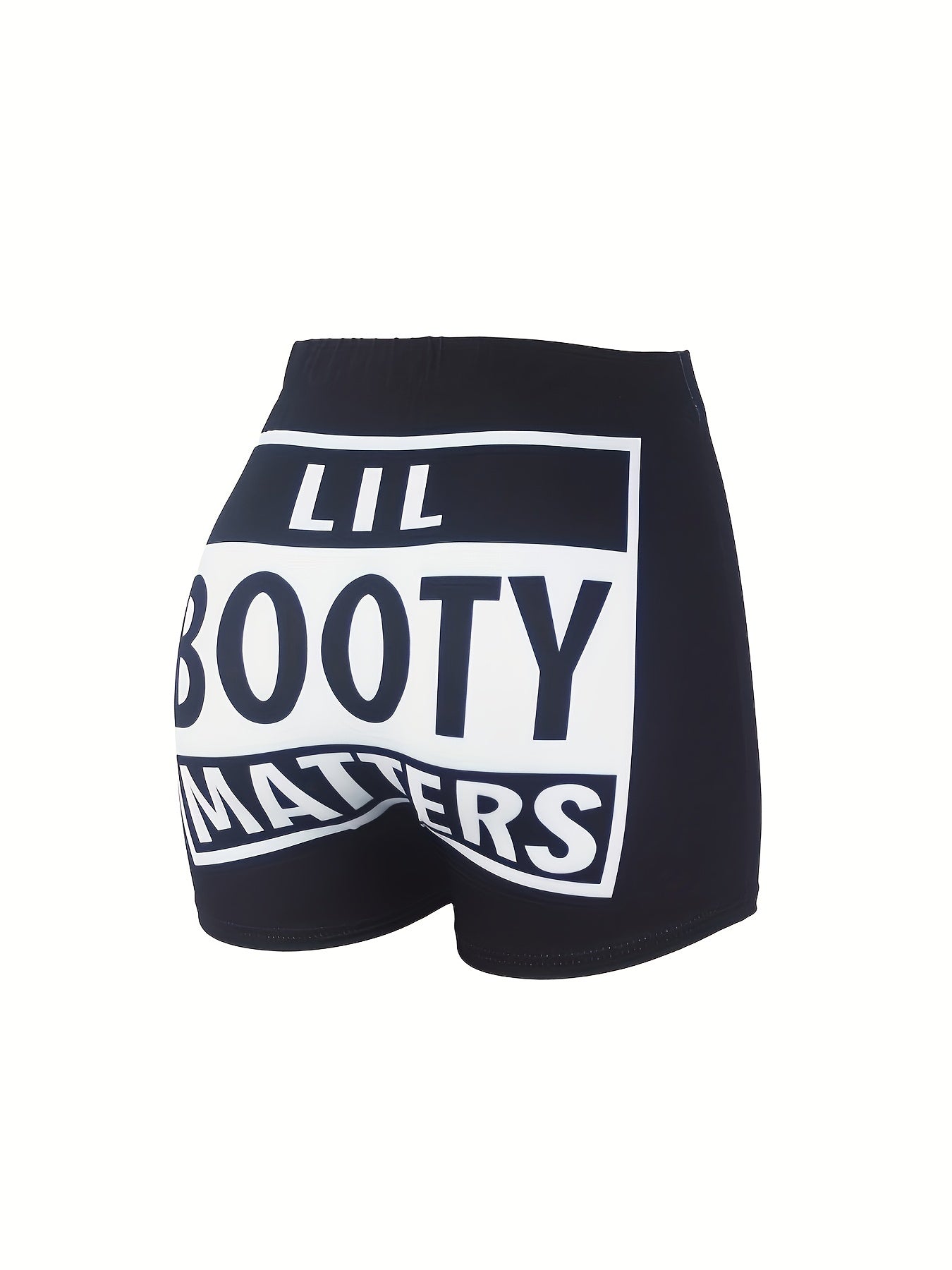  Sexy Shorts Women's Plus Elastic High Rise Shorts