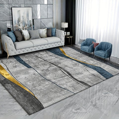 Modern Geometric Area Rug for Living Room Bedroom