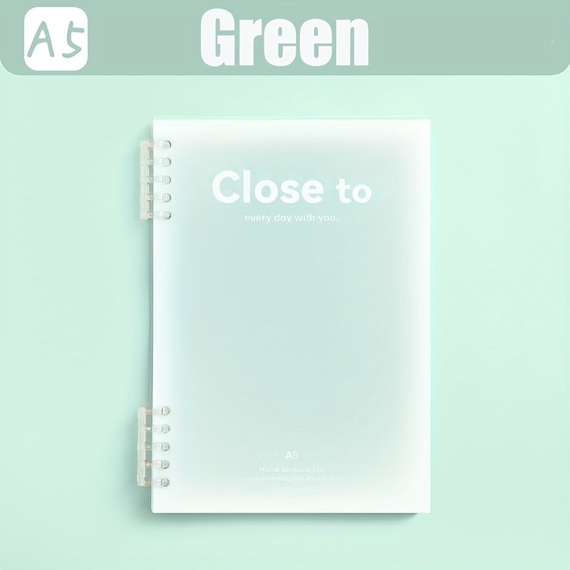 Pink Green Purple Loose leaf Book Thickened Office Student Notepad