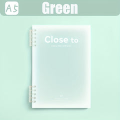 Pink Green Purple Loose leaf Book Thickened Office Student Notepad