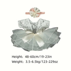 Baby Girls Lace Costume Photography Props Set Newborn Shower Baby Keepsake