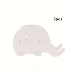Elephant Shape Pen Holder With Phone Stand Makeup Brush Stationery Storage Rack