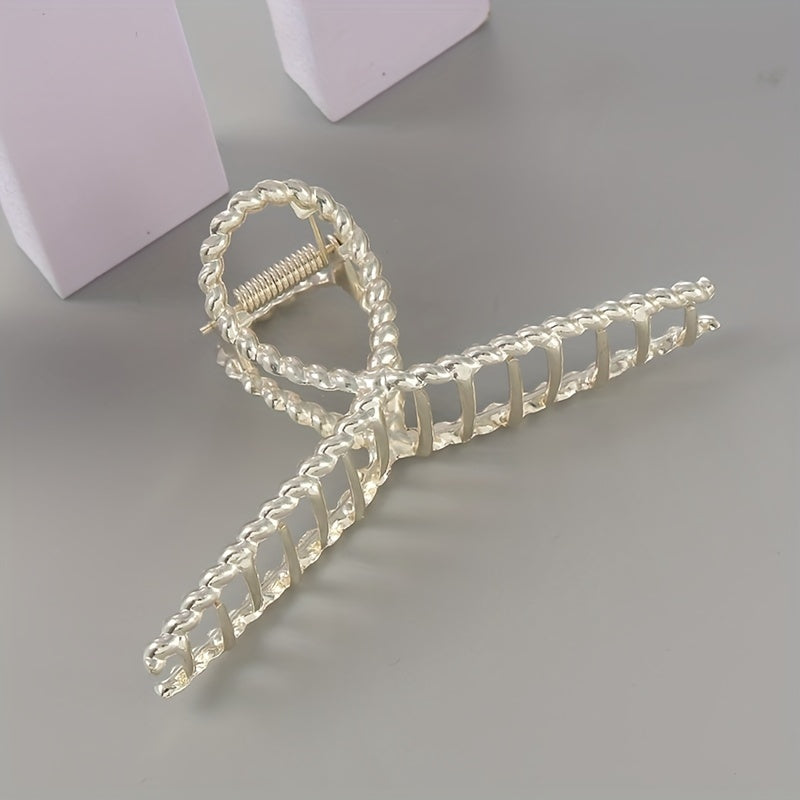 Rose Golden Strong Hold Hair Claw Clip Thick Hair Accessory