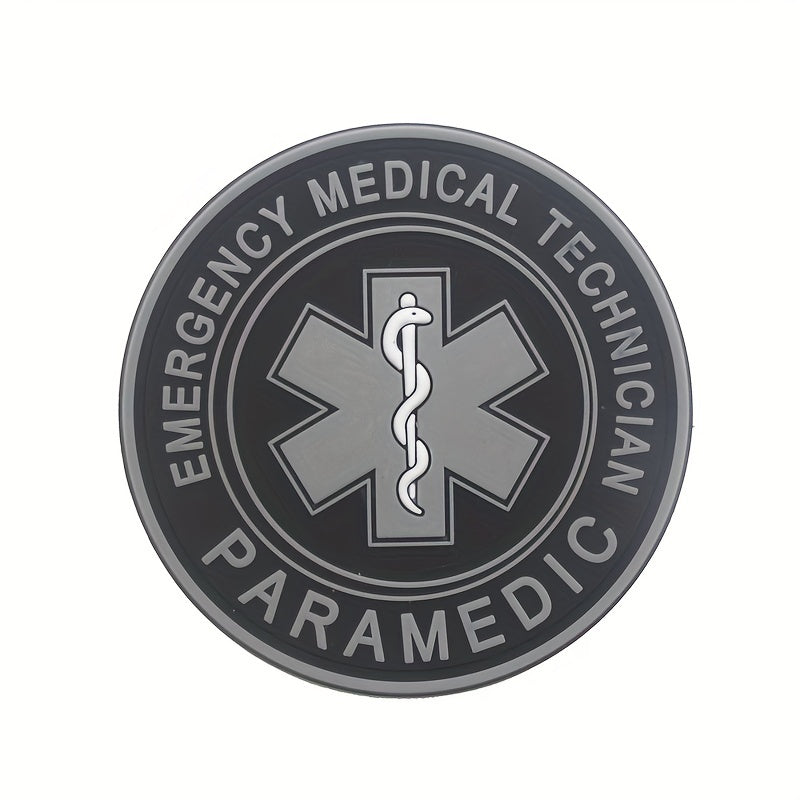 EMT Enamel Brooch Pin Soft Rubber Reflective Badges