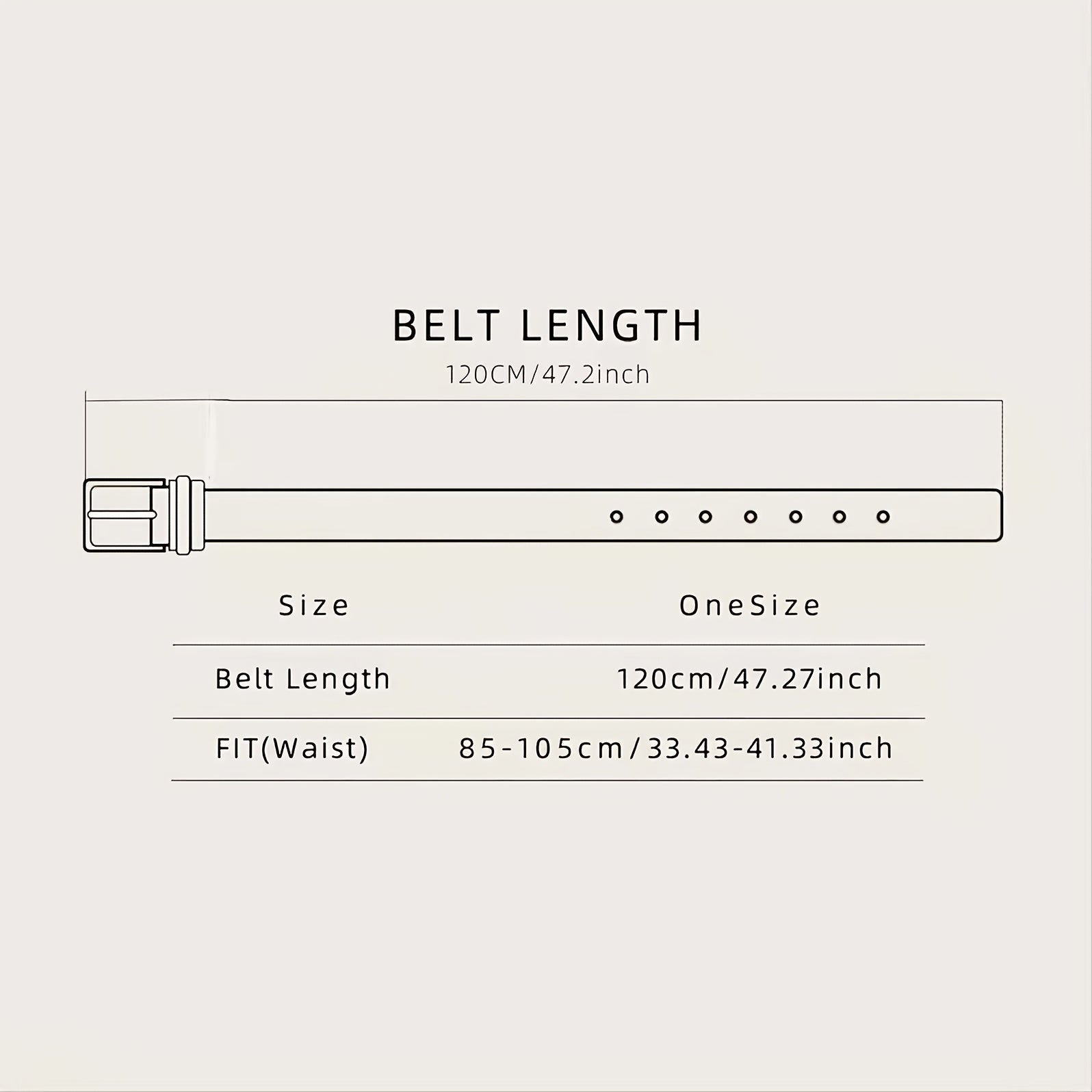 Men's Casual Vintage Business Leather Belt