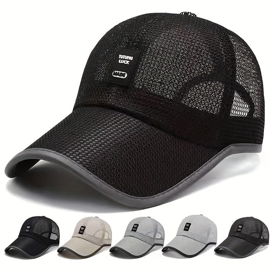 Breathable Mesh Baseball Cap For Men