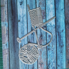 Knitting Yarn Cutting Dies for DIY Crafting Scrapbooking Supplies
