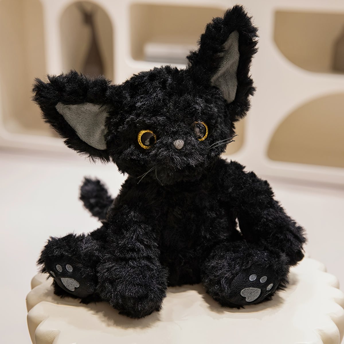 30cm Cuddly Cat Plush Toy Soft Polyester Stuffed Animal