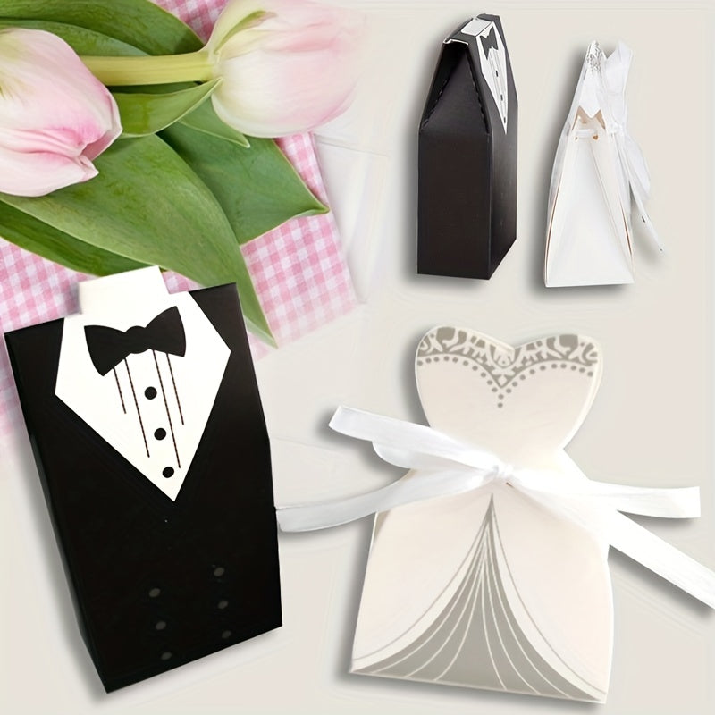 20pcs Wedding Candy Box High end Wedding Suit Candy Box Creative Wedding