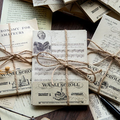 Vintage Newspaper Style Material Paper - DIY Crafts, Gift Wrapping