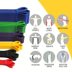 TPE Resistance Bands Yoga Elastic Bands for Fitness Exercise