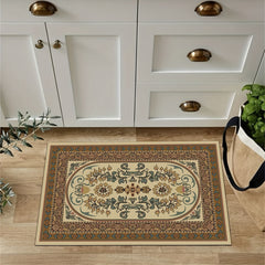 Abstract Flower Kitchen Mat Retro Style Home Decor