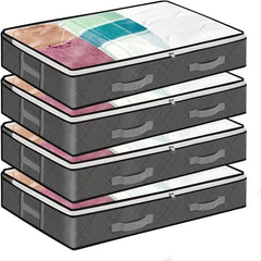 Foldable Quilt Storage Bag Clothes Packing Cube Organizer