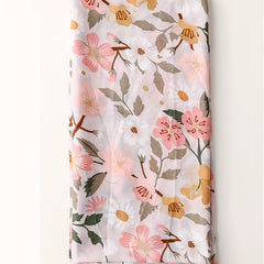 Flower Printed Scarf Sunscreen Tassel Shawl Beach Towel