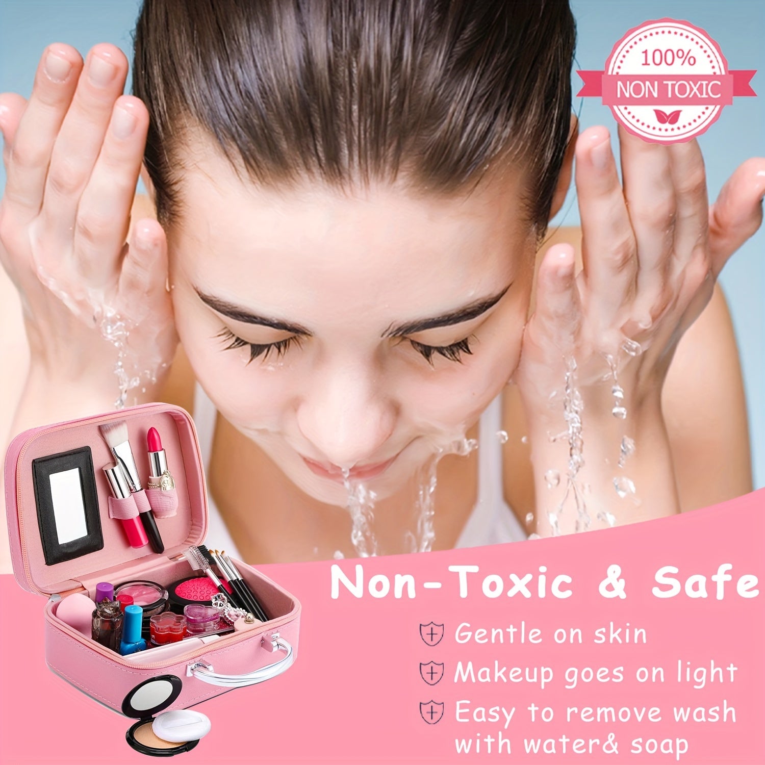 Unicone Suitcase with Makeup Kits for Girls