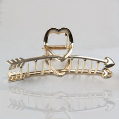Heart Shape Arrow Hair Claw Strong Holder Hair Accessories