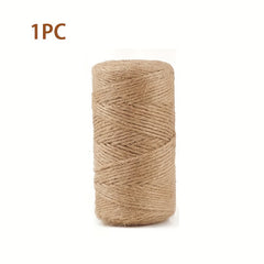 50 Meters Hemp Rope Hand-woven Diy Thin Rope Jute Retro Decorations Bundle Rope