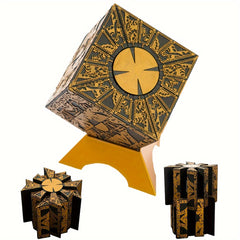 Horror Movie Prop Puzzle Box with Base