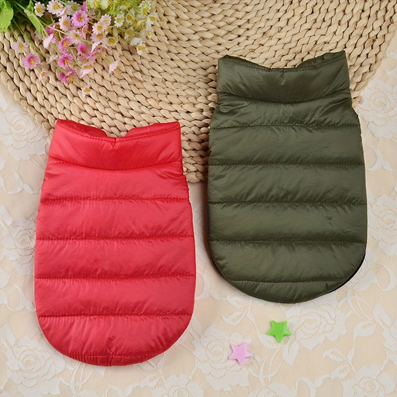 Pet Dog Vest Jacket Cold Weather Coats Small Medium Dogs Cats