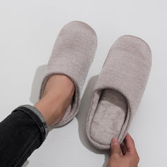 Men's Cozy Indoor Slippers with Plush Lining