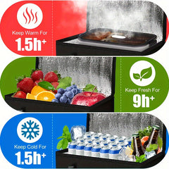 1pc Portable Insulated Grocery Bag Large Capacity Insulation Bag