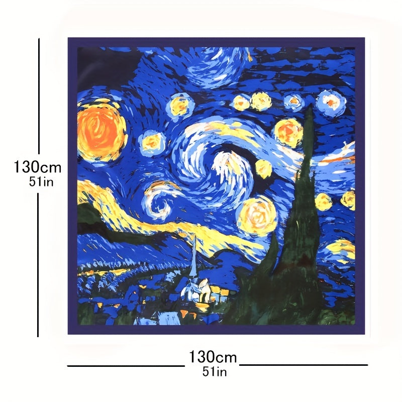 THE STARRY NIGHT Silk Tube Top Bandana