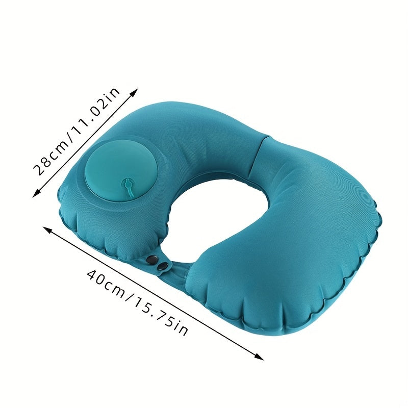 Inflatable U-Shaped Pillow for Comfortable Travel