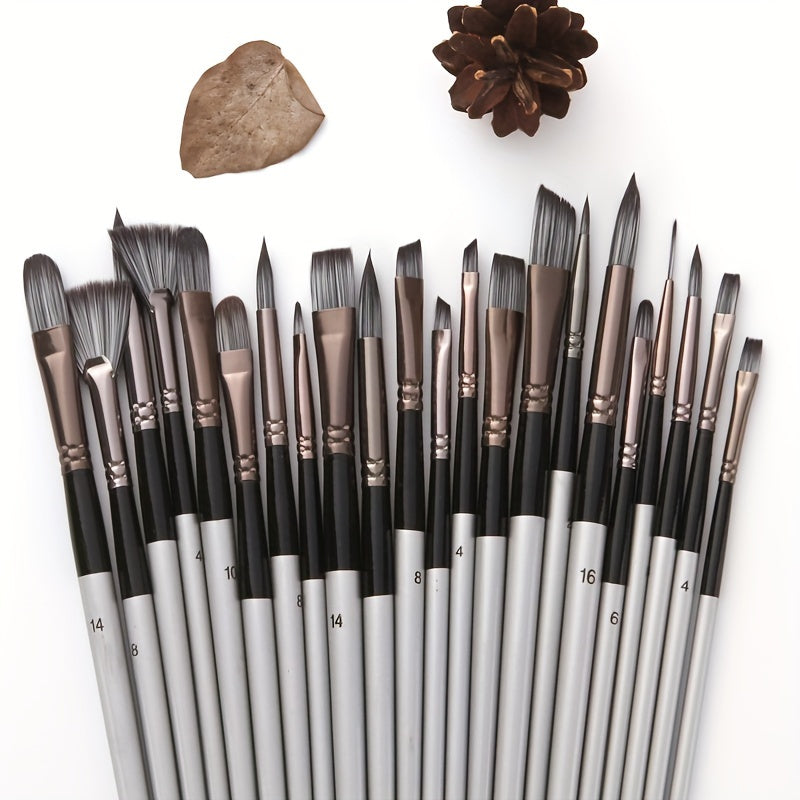 24pcs Expert Series Art Brush Set with Portable Case