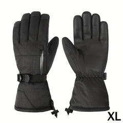 Thick Padded Winter Gloves - Windproof Waterproof Ski Gloves