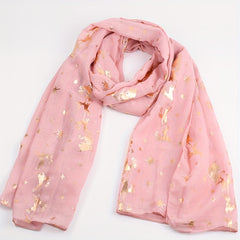Pink Star Scarf Animals Shawl Windproof Sunproof Turban