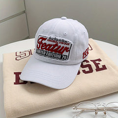 Y2K Letter Embroidered Baseball Cap Cotton Patch Sports Hat