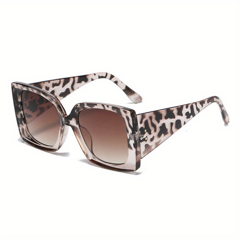 Square Frame Sunglasses Gradient Lens UV400