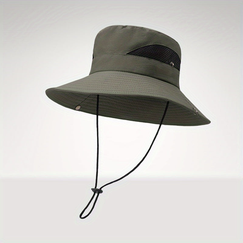 Summer Bucket Hat Breathable Large Brim Men Women