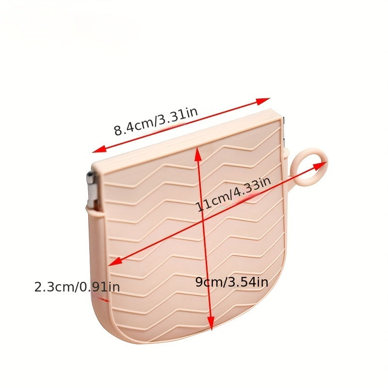 Portable Silicone Coin Purse Small Storage Lightweight Clutch Wallet