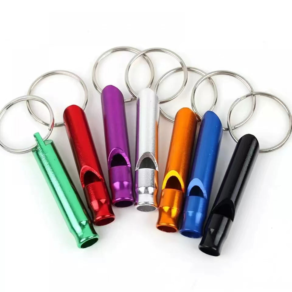 Outdoor Survival Whistle Aluminum Alloy Emergency Rescue