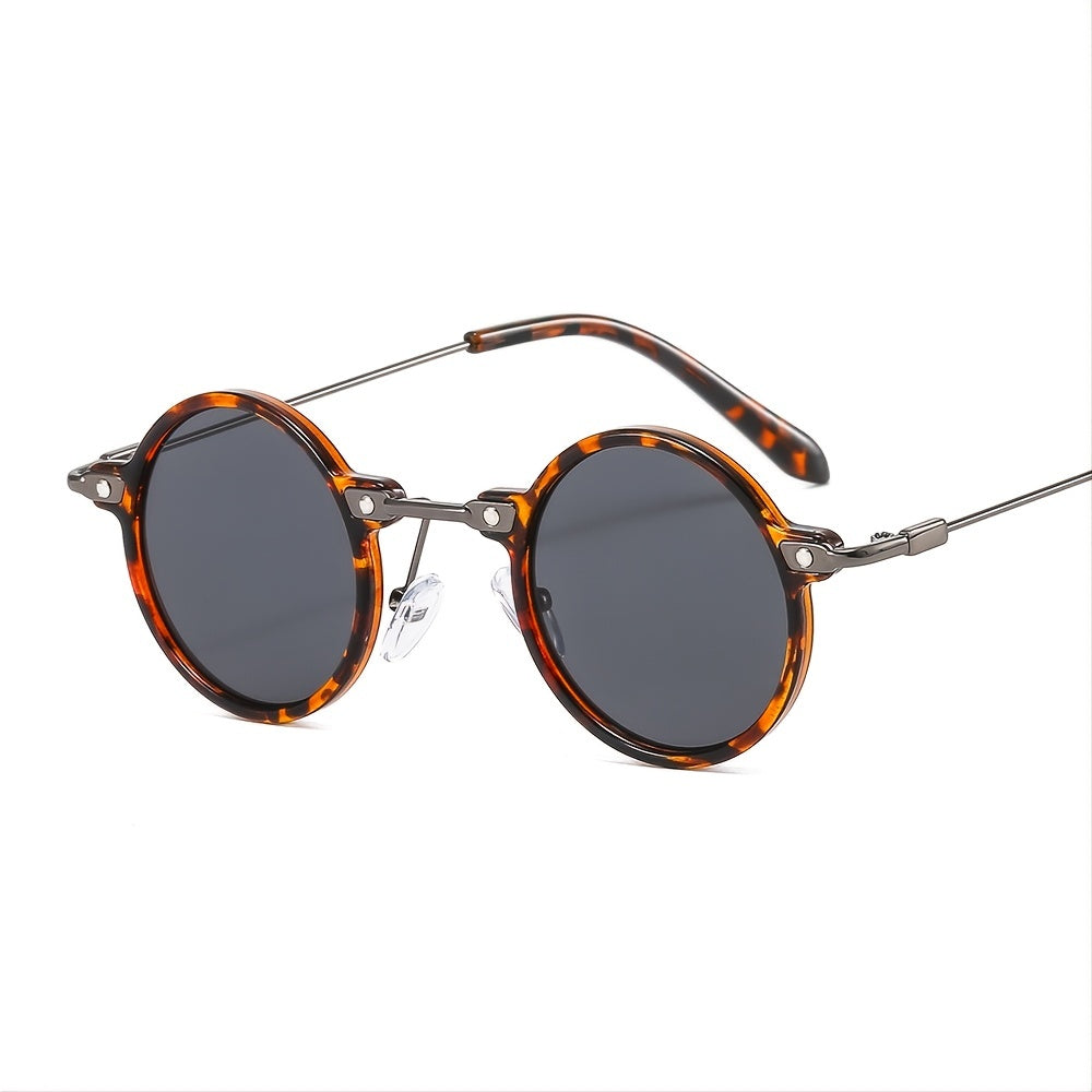 Steampunk Small Frame Round Hip-hop Sunglasses